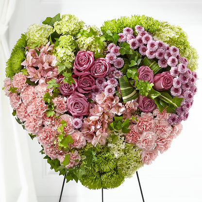 Heartwarming Standing Heart –  Fleuriste Boucherville, Boucherville PQ