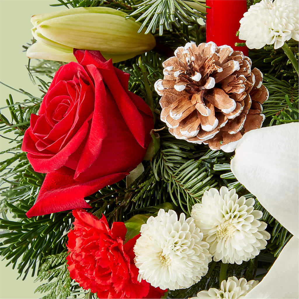 Seasonal Festivities Centerpiece –  Fleuriste Boucherville, Boucherville PQ