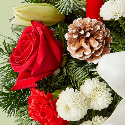 Seasonal Festivities Centerpiece –  Fleuriste Boucherville, Boucherville PQ