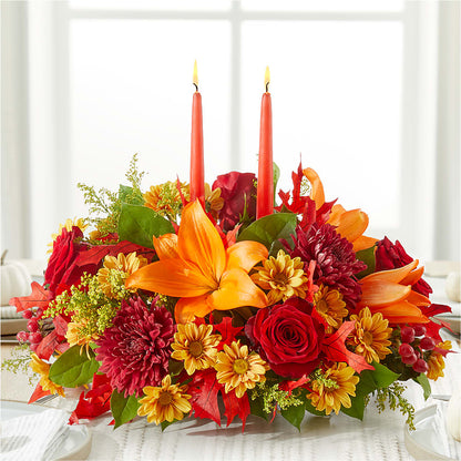 Autumn's Embrace Centerpiece –  Fleuriste Boucherville, Boucherville PQ