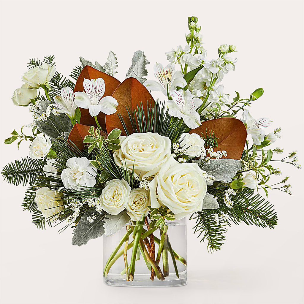 Fresh Snowfall Bouquet –  Fleuriste Boucherville, Boucherville PQ