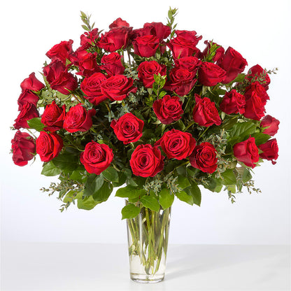 Forever Yours Fifty Stem Red Rose Bouquet –  Fleuriste Boucherville, Boucherville PQ