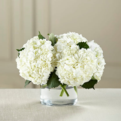 White Hydrangea Bouquet –  Fleuriste Boucherville, Boucherville PQ